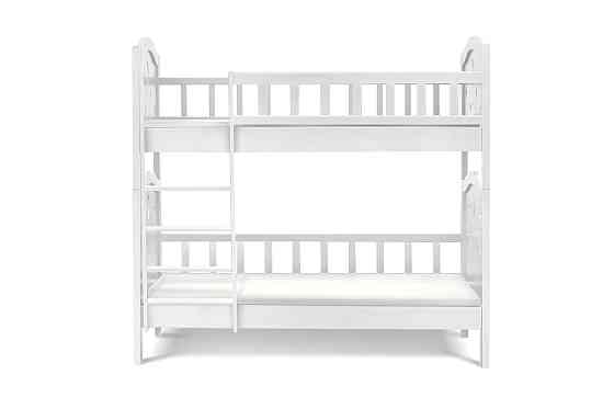 Ліжко Тоскана двух'ярусна 800*1900 білий Київ