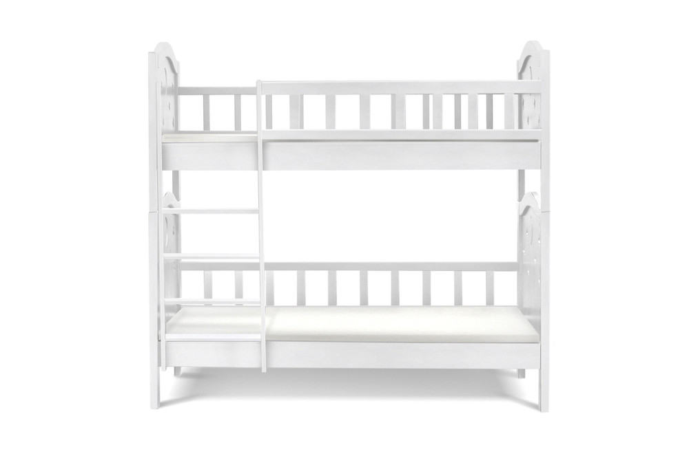 Ліжко Тоскана двух'ярусна 800*1900 білий Київ - фото 3