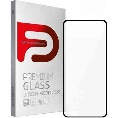 Стекло защитное Armorstandart Full Glue Curved для Xiaomi 12 Pro Black (ARM60931) Винница