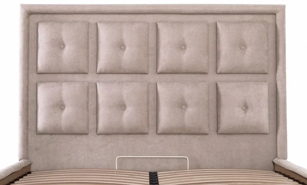 Ліжко Двоспальне Windsor Comfort 160 х 190 см Місті Mocco З підйомним механізмом та нішою для білизни Мокко Київ - фото 5