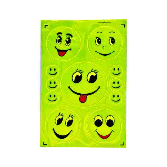 Наклейка світловідбиваюча "Смайл" 134SP 11 штук Вінниця