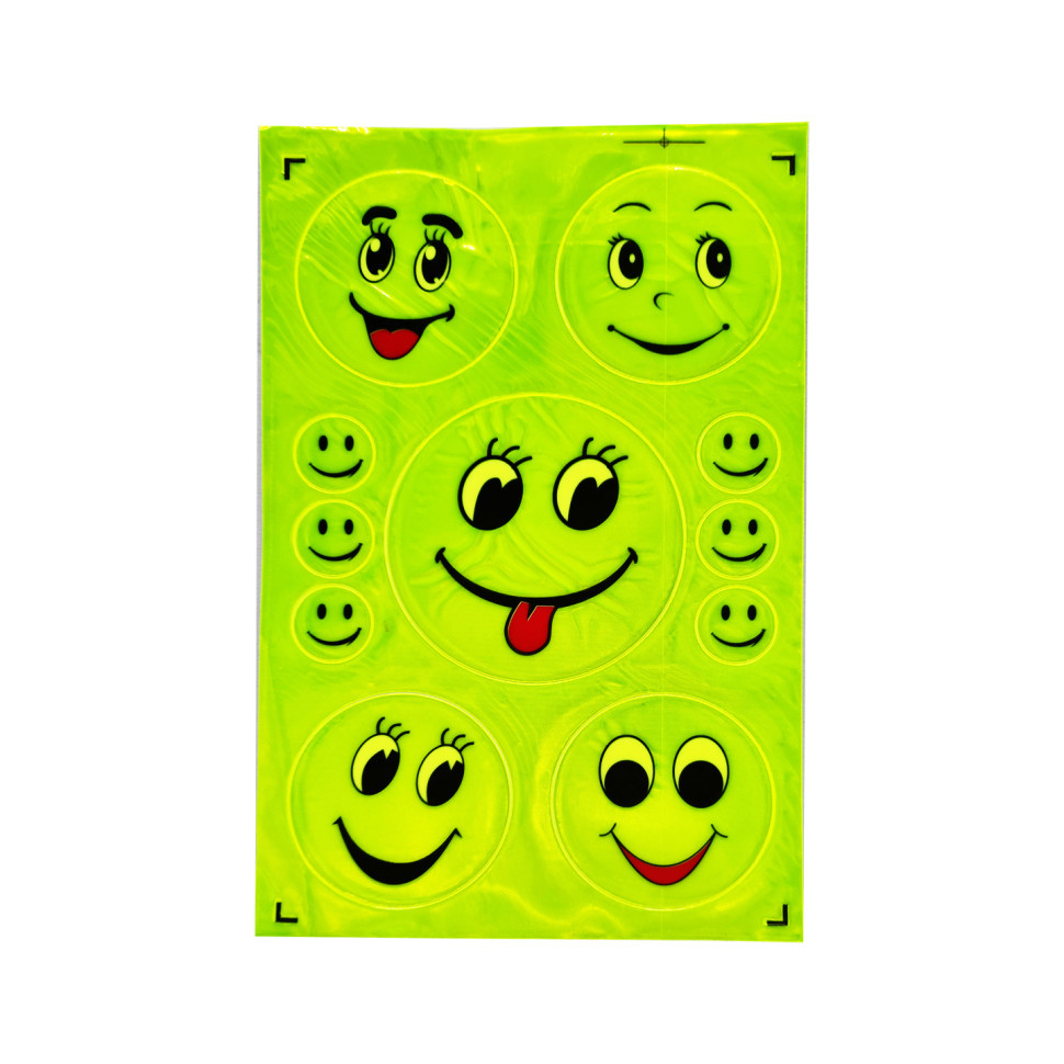 Наклейка світловідбиваюча "Смайл" 134SP 11 штук Вінниця - фото 1