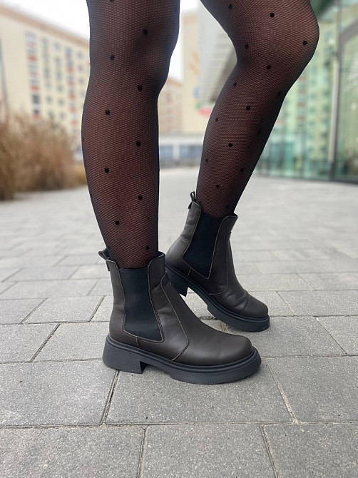 Edan Instruments Черевики жіночі EDAN 217 шоколадні (зима, шкіра натуральна) (5700) Коломия - фото 8