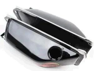 Бак паливний мопед Дельта (чорний) -2 Мукачево - фото 1