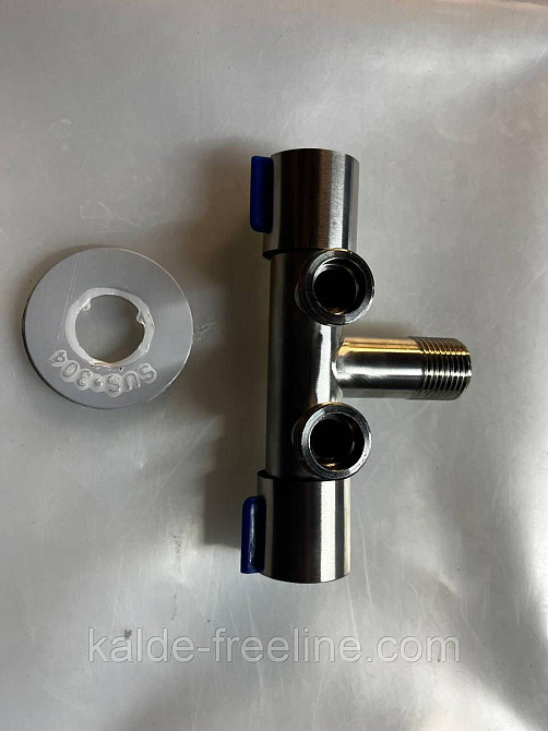 Кран для води подвійний кутовий 1/2" Харків - фото 3