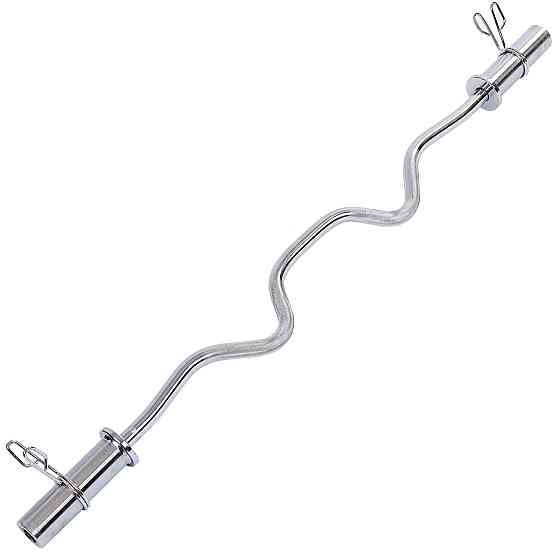 Гриф Z-образный для штанги на втулках 50 мм хромированный Киев