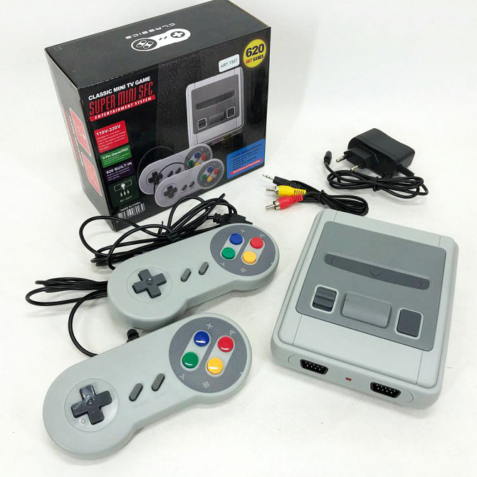 Домашня ігрова приставка Game Box Dendy Super Mini, Ігрова приставка з підключенням YC-643 до тв Київ - фото 8