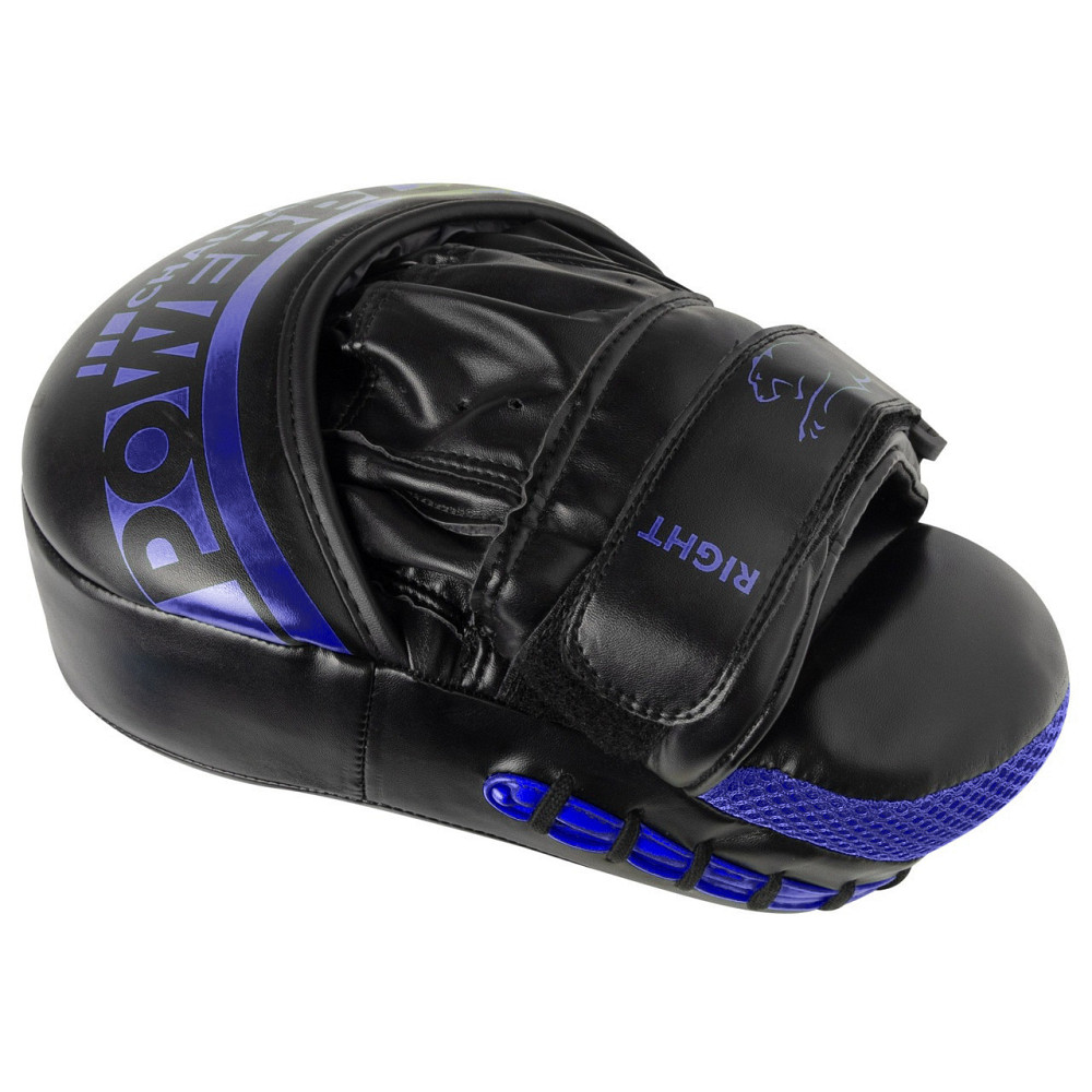 Лапи боксерські PowerPlay 3041 Challanger Чорно-Сині PU [пара] Кам'янське - фото 8