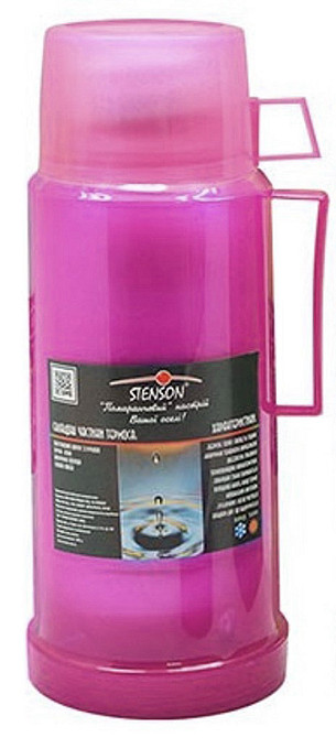 Термос STENSON MT-0215 1000 мл рожевий Київ - фото 1