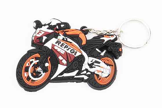 Брелок мото "REPSOL", гумовий 75х 50мм Бершадь
