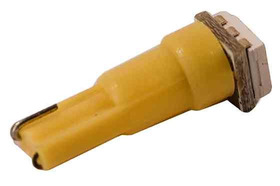 Світлодіодна лампа AllLight T5 1 SMD 5050 (W1,2W) W2x4,6d панель приладів, кнопка YELLOW 12V Харьков