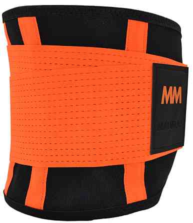 Пояс компресійний MadMax MFA-277 Slimming belt Black/neon orange L Кам'янське