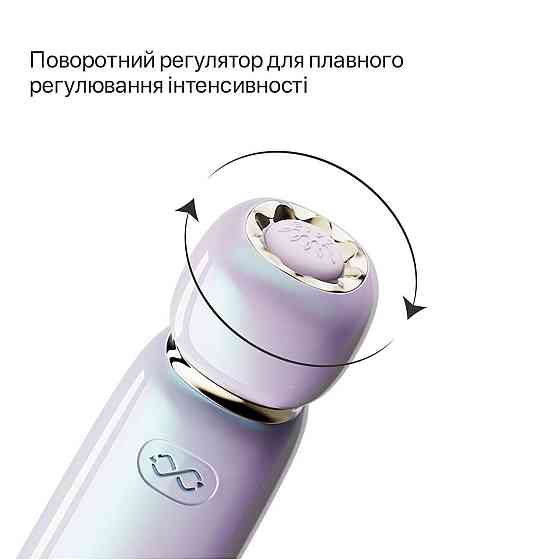 Вакуумный клиторальный стимулятор Zalo Lia Lavender Purple, 3 насадки, 3 режима, разная интенсивность Sex Aura Киев