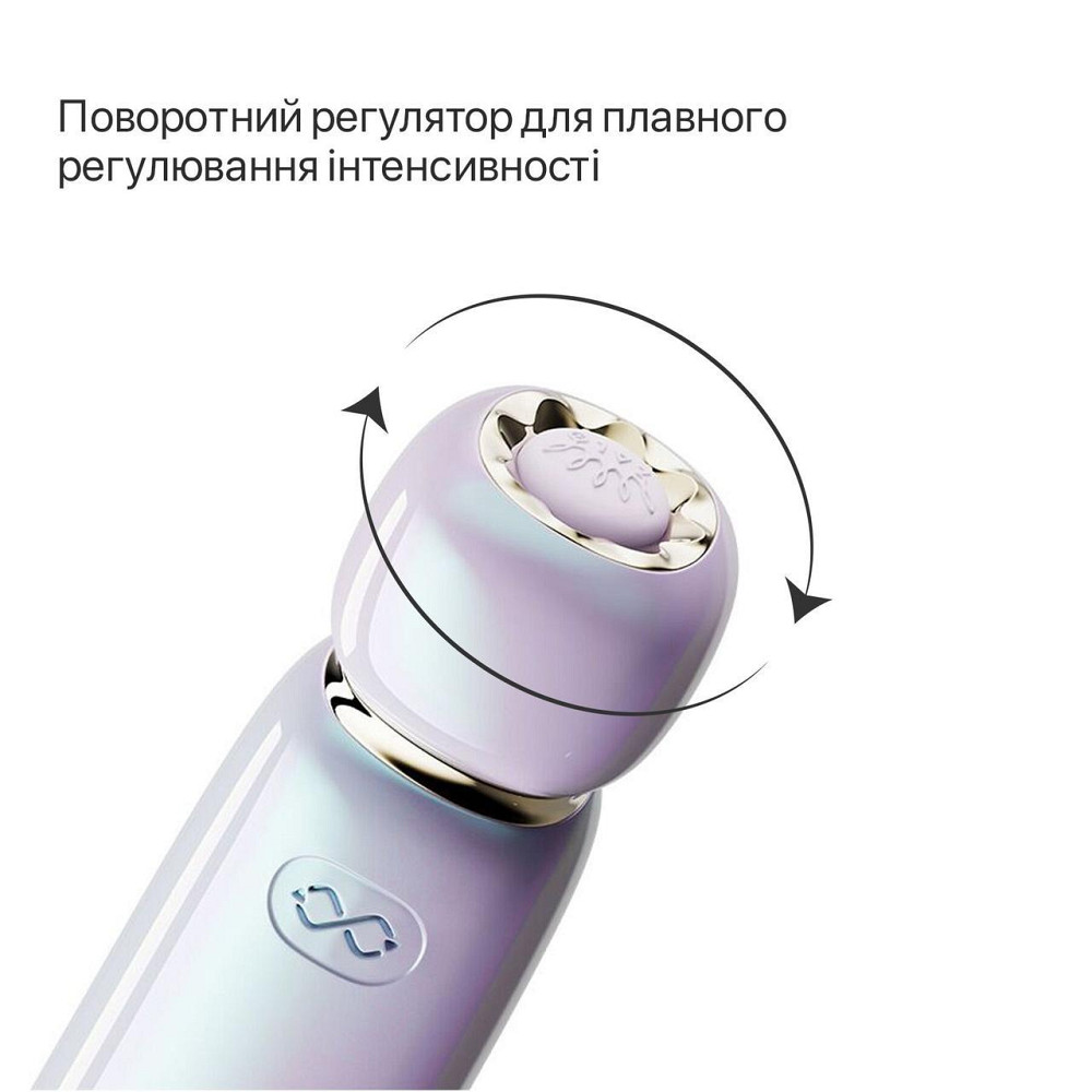 Вакуумный клиторальный стимулятор Zalo Lia Lavender Purple, 3 насадки, 3 режима, разная интенсивность Sex Aura Киев - изображение 4