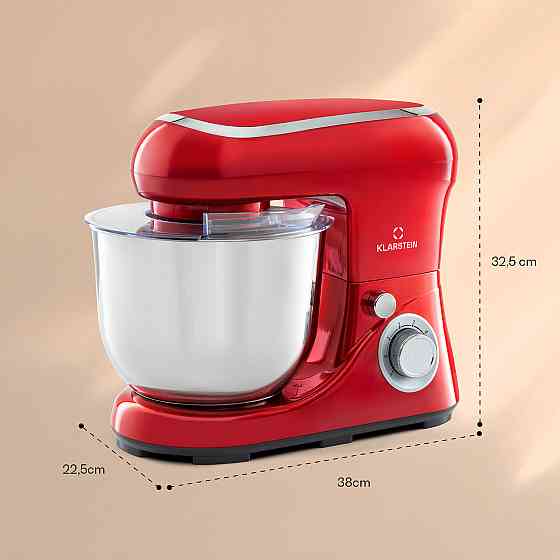 Кухонний комбайн Bella Pico 2G 1300W 1.7HP 6 рівнів 5 літрів Червоний (Німеччина, читати опис) Рівне