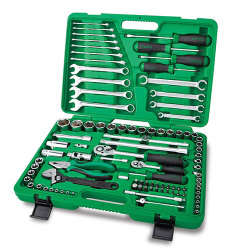 Комбинированный набор инструментов в кейсе 96ед. TOPTUL GCAI9601 Одесса - изображение 1