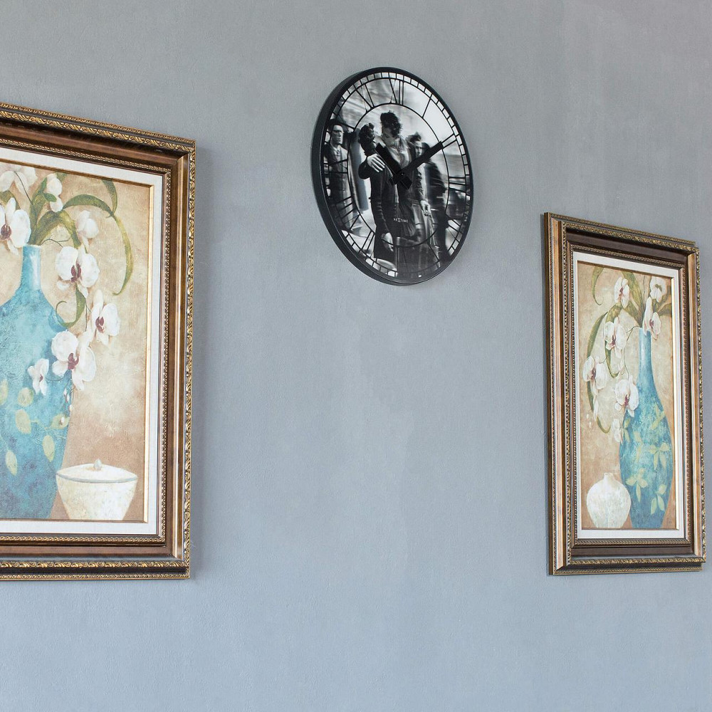 Настінний годинник 3D "Kiss me in Paris" Ø39 см Рівне - фото 5