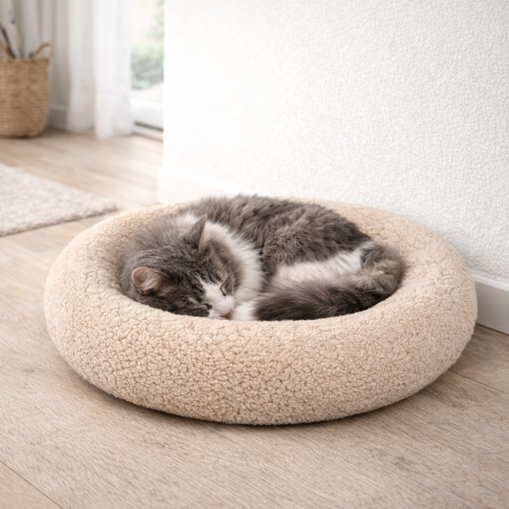 Лежак Pet Fashion Teddy для собак і котив 48*48*10 Київ - фото 1