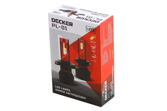 Лампа диодная   H7 12-24В 10000лм/5000K/45Вт/Cree Decker с кулером Винница