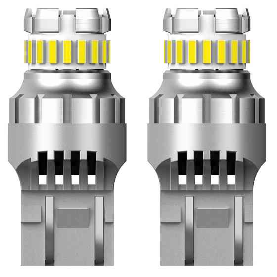 LED лампы T20 W21W 2 шт — белый свет для авто Киев