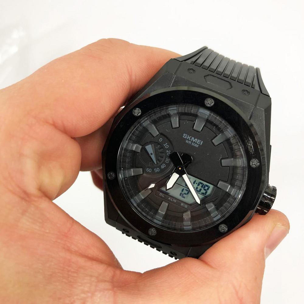 Надійні чоловічі наручні годинники SKMEI 2103BKWT, Водонепроникні чоловічі годинники SM-37 Івано-Франківськ - фото 2