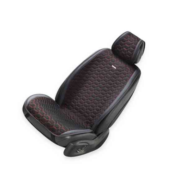 Накидки на сиденье beltex monte carlo (перед+зад) соты черно-красные Мукачево