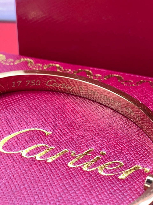 Брендовий Браслет Cartier, позолота AU750 Одеса - фото 3