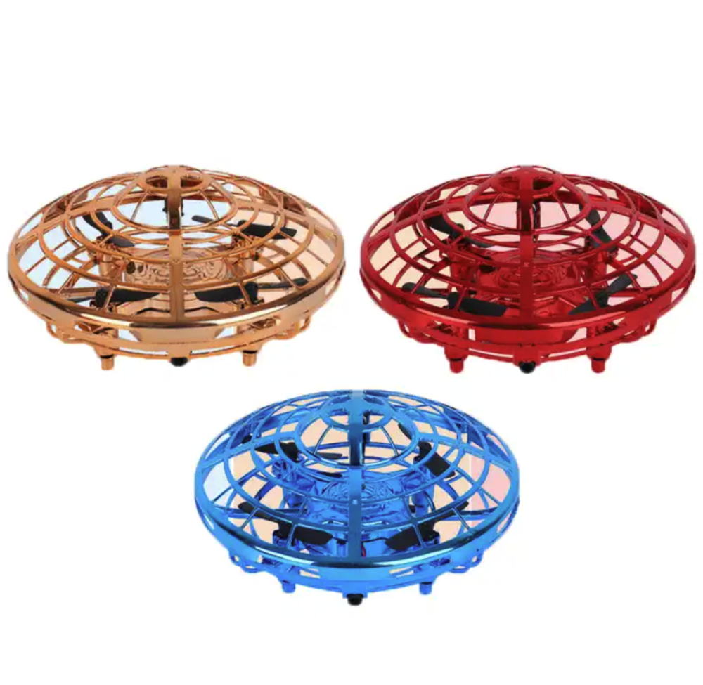 Летюча тарілка іграшка з малюнком на акумуляторі 551 Дніпро - фото 1