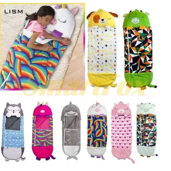 Единорог Детский спальный мешок на молнии 3 в 1 игрушка подушка спальник и встроенная подушка Коломыя - изображение 2