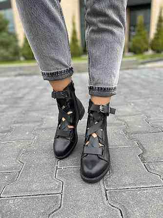 Olli Ботинки OLLI черные натуральная кожа весна-осень размер 36-38 (K-23-1055) Коломия