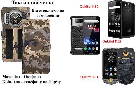 Тактический чехол для nubia Red Magic 6, Red Magic 6 Pro, крепится к снаряжению на липучке Киев