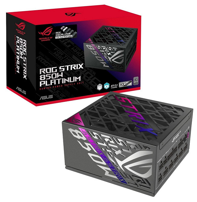 Блок живлення Asus ROG Strix 850 W Platinum ROG Equalizer (90YE00W8-B0NA00) ( 15313 ) Харків - фото 9