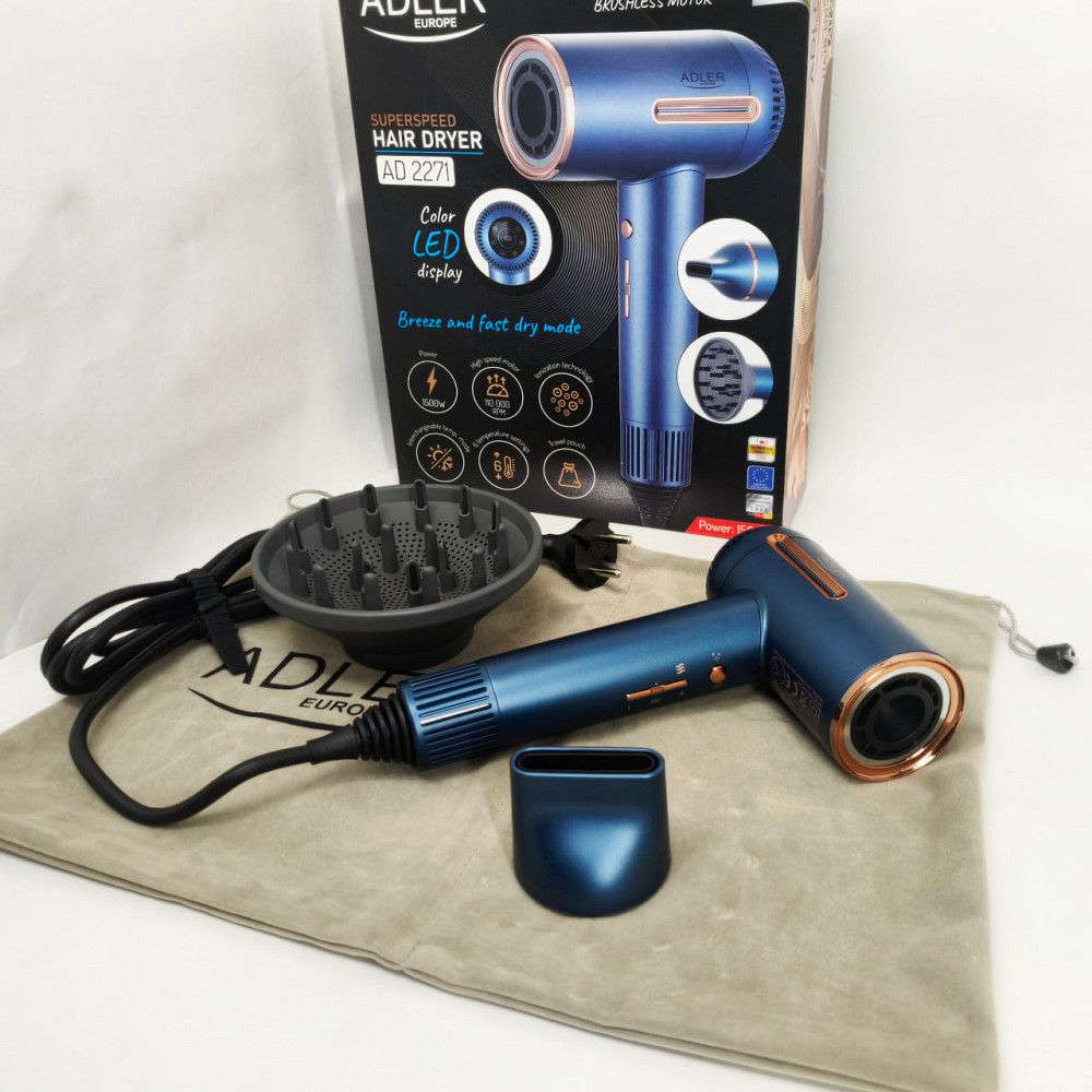 Фен для укладання будь-якого волосся, Фен для легкої укладки волосся Фени сушіння KA-40 Львів - фото 5