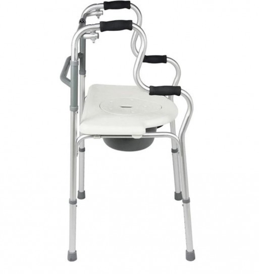 Кресло-туалет с ходунками 2 в 1, регулируемое по высоте, складывающееся - Ersamed FY9621LL Днепр - изображение 2