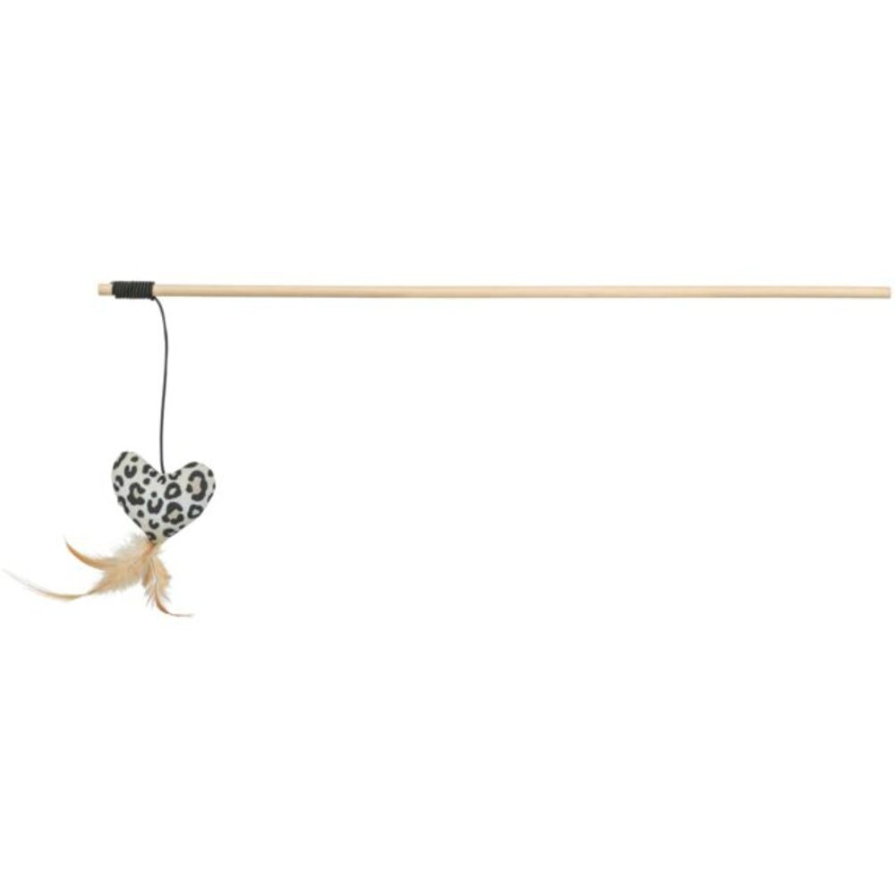 Іграшка Trixie для котів Вудочка з серцем котяча м_ята плюш/дерево 50 см Київ - фото 2