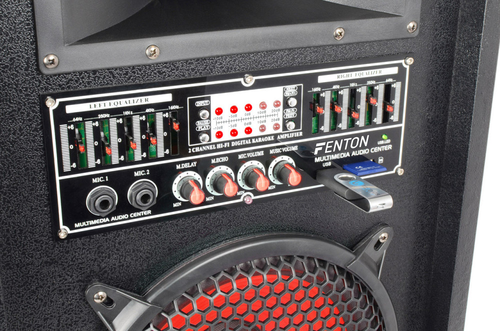 Fenton SPA800 PA Активний комплект колонок 8" SD/USB/MP3 Рівне - фото 2