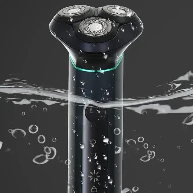 Аккумуляторная электробритва VGR V-310 для влажного и сухого бритья с тремя головками IPX7 Коломыя - изображение 5