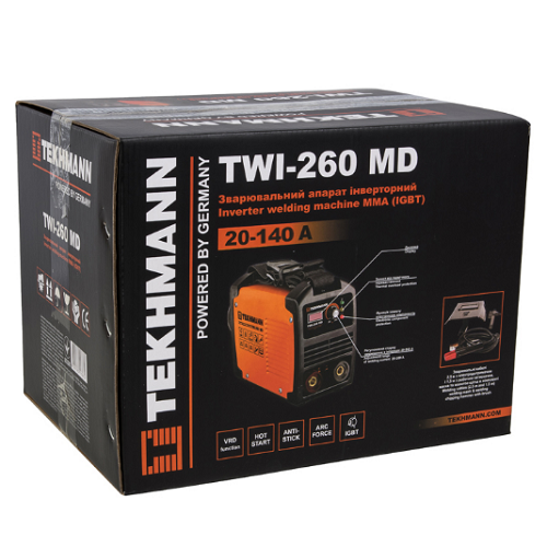 Зварювальний апарат TWI-260 MD Tekhmann Житомир
