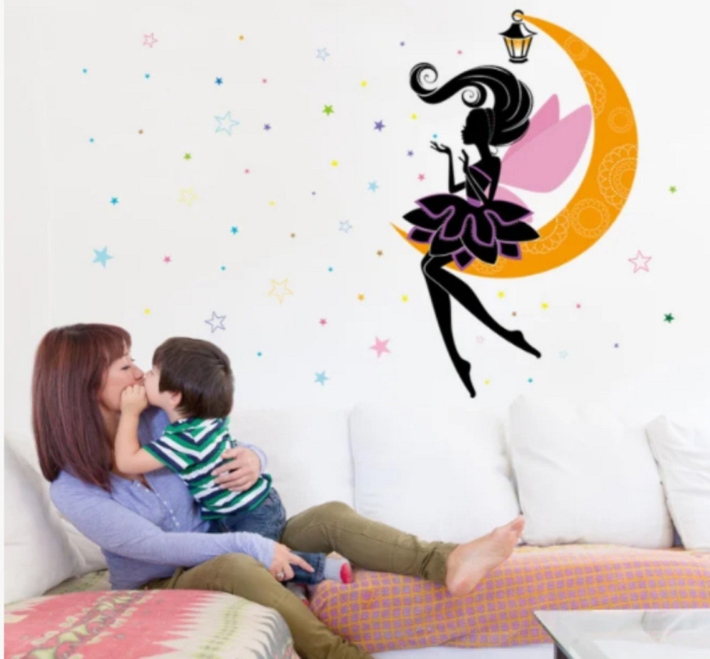 Интерьерная наклейка Фея на луне Киев - изображение 4