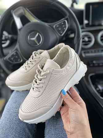 Zemira Кросівки жіночі ZEMIRA 188/8344 ST бежеві (весна-літо, шкіра натуральна) (5034) Коломыя