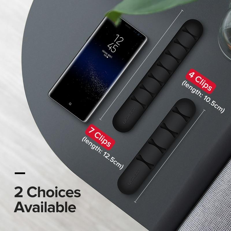 Органайзер тримач для кабелів Ugreen LP114 для 7 проводів (Чорний) Николаев - изображение 9