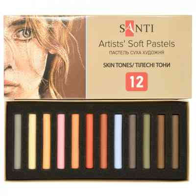 Пастель Santi Skin Tones суха 12 кольорів (353697) Винница