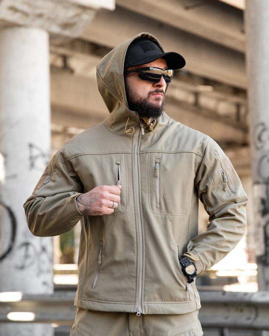 Міська тактична куртка MAXIMUS софтшел coyot ПП7989 Одеса - фото 1