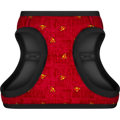 Шлей для собак WAUDOG Clothes с QR паспортом "Супермен красный" S2 (1012-4007) Винница - изображение 2