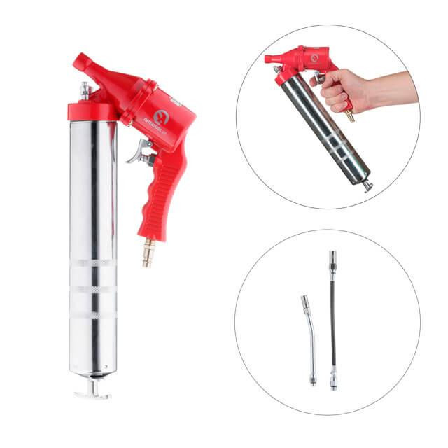 Пістолет для змащування, пневматичний, 2 насадки INTERTOOL PT-0607 Київ - фото 2