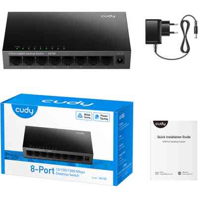 Комутатор мережевий Cudy GS108 Вінниця