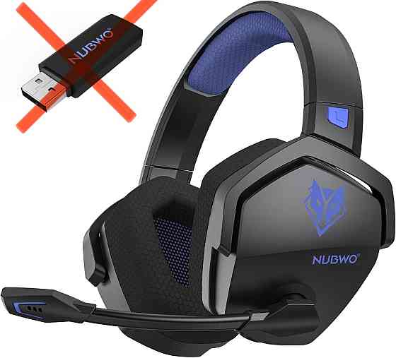 Бездротова ігрова Bluetooth гарнітура NUBWO G06 з мікрофоном, повнорозмірні навушники для геймінгу для тривалих сесій Київ