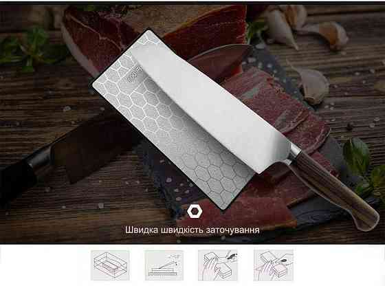 Алмазна точила для ножів ножиць брусок камінь 600 Grit (369810531) Київ