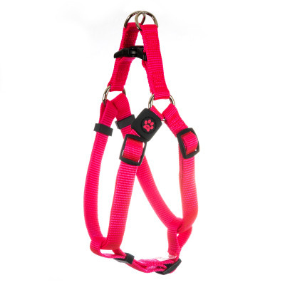 Шлея для собак GimDog Harlem X нейлон 1.5х45-63 см рожева (8009632059037) Вінниця - фото 1