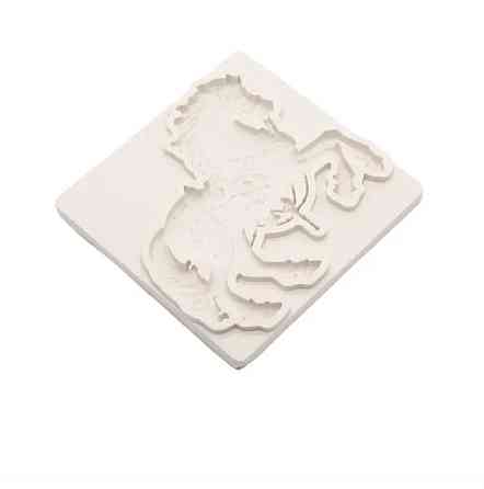 Силиконовая форма Лошадь 83 на 83 мм серый Киев